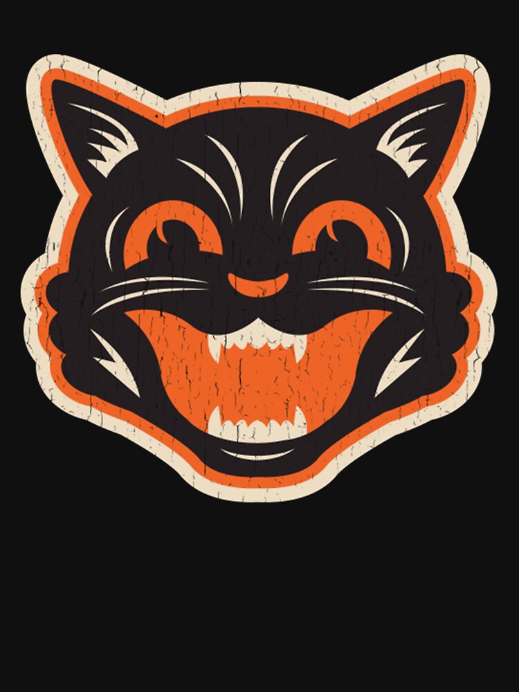 Halloween Black Cat - Distressed by ytokkeq