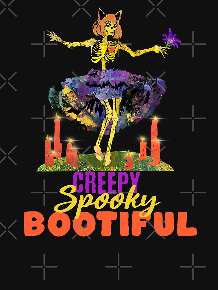 Creepy Spooky Bootiful Halloween Shirt by ginaisarty
