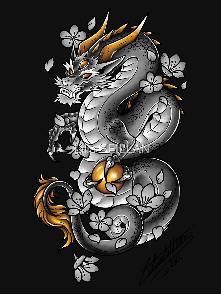 japanese dragon by Lilia-SEILLAN