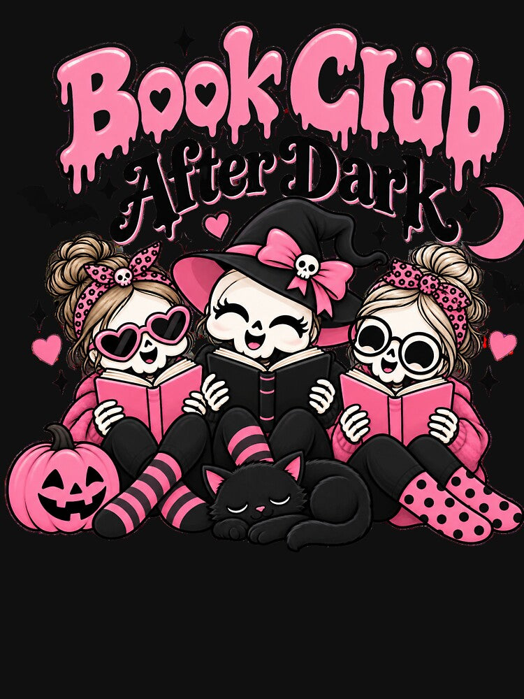 Book Club After Dark Halloween Gift for Spooky Book Lovers by Crystal-Tree