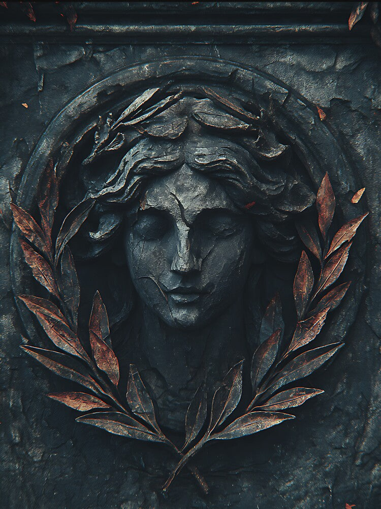 Dark Academia: Aged Vintage Sculpture by bapupa