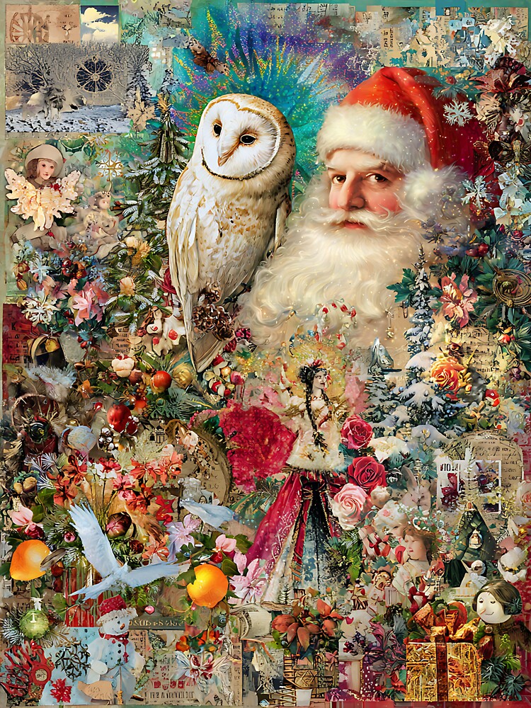Nostalgic Retro Christmas Collage by bapupa