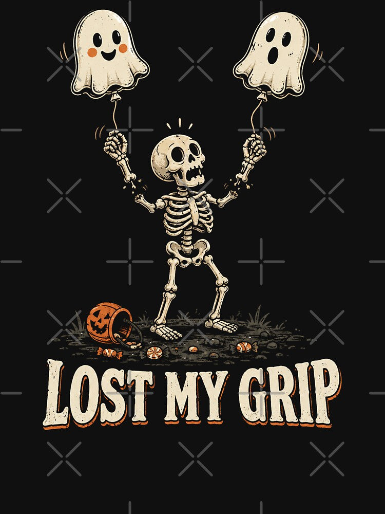 Lost My Grip Skeleton – Funny Ghost Balloon Halloween by will freed18