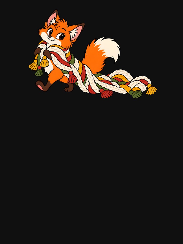 Cozy Fox Wrapped in a Knitted Blanket – Cute Autumn Design by Sed94