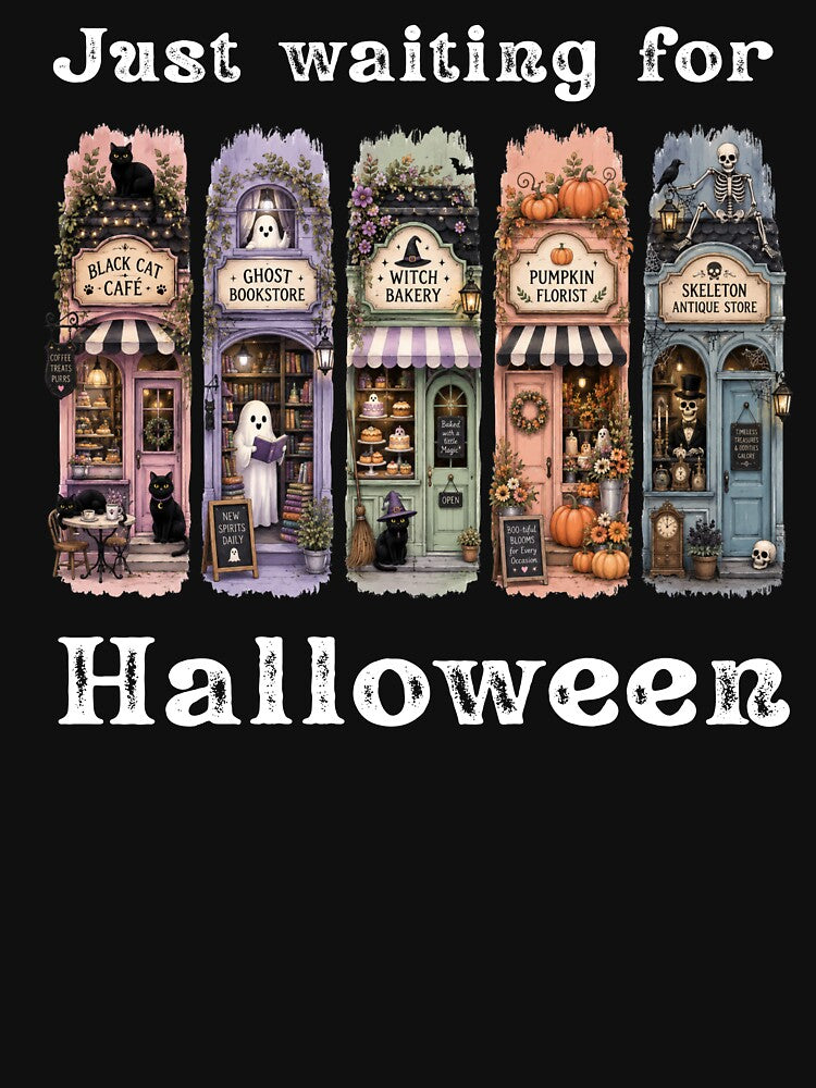 Just Waiting for Halloween Spooky Main Street by fernandmoonbeam
