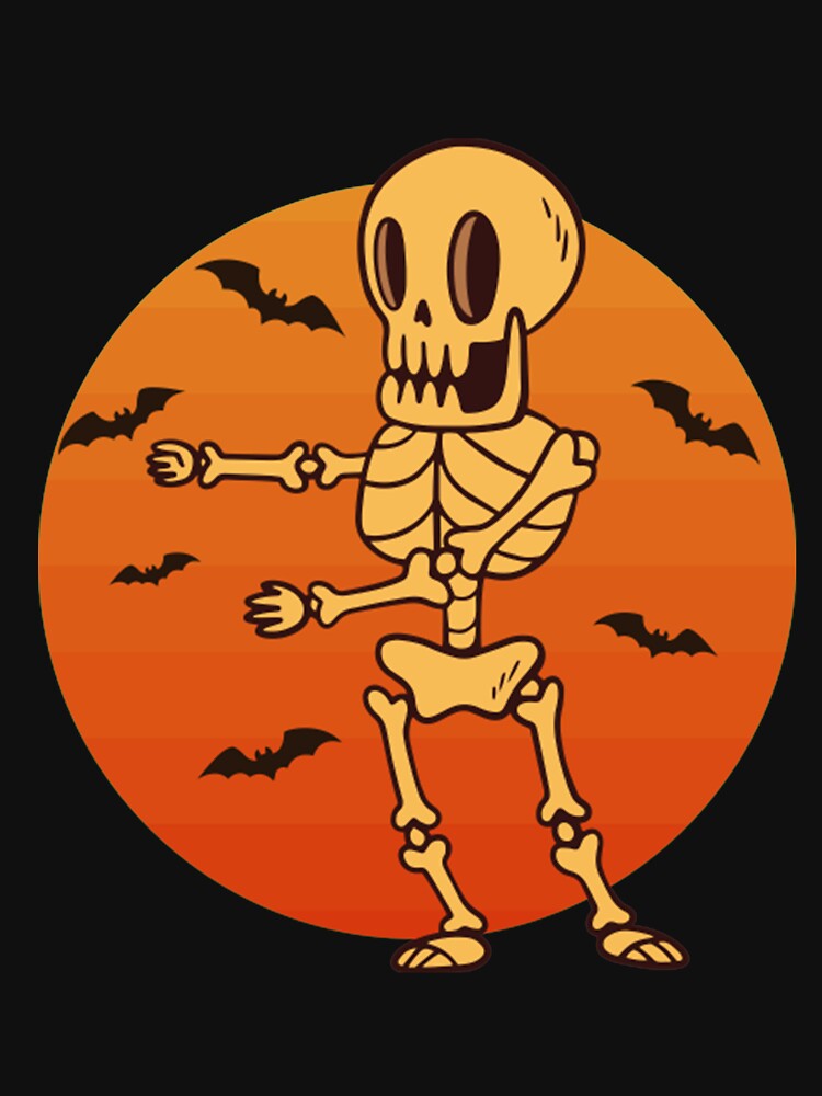 Dabbing Skeleton halloween by Lulaneh23