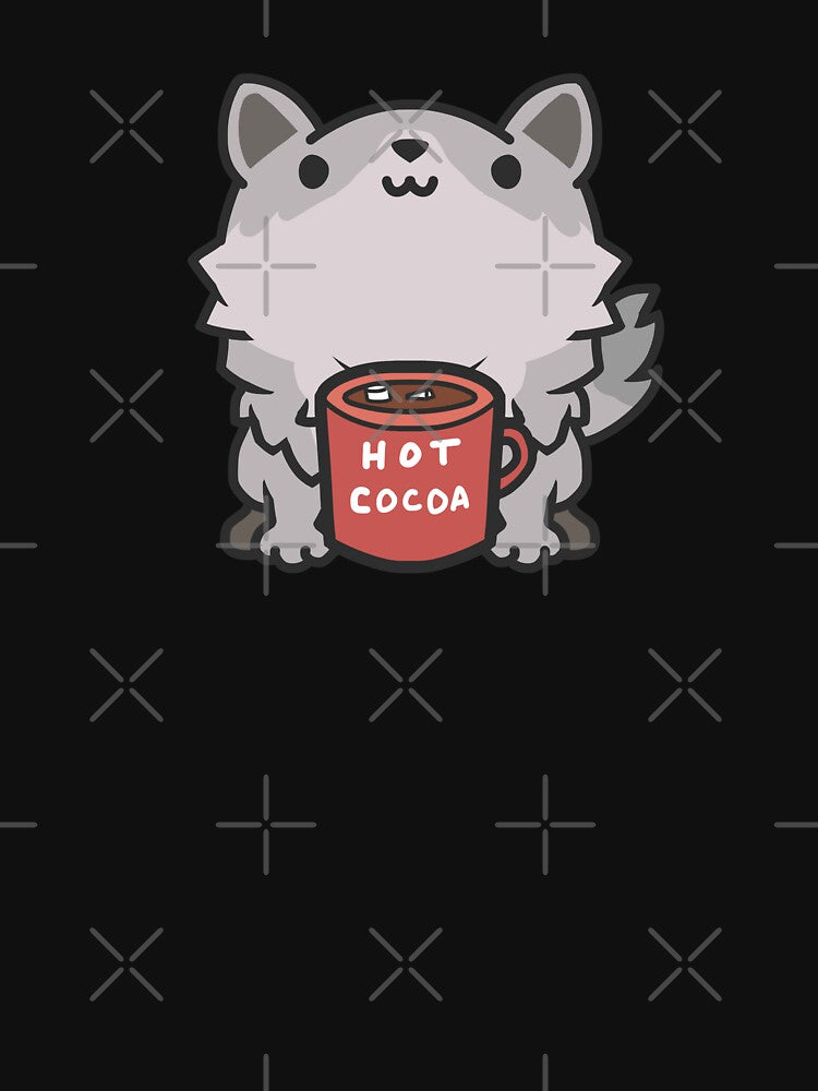 Cute Wolf Hot Cocoa by patrick10reyes