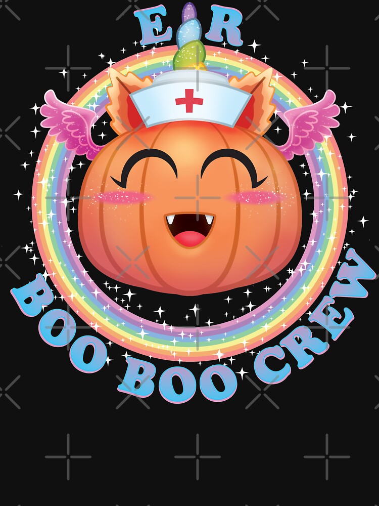 ER Boo Boo Crew Nursing Halloween Kawaii Unicorn Pumpkin Nurse (or is it a Cute Alicorn Pumpkin?) Costume by JinxWhaleDesign