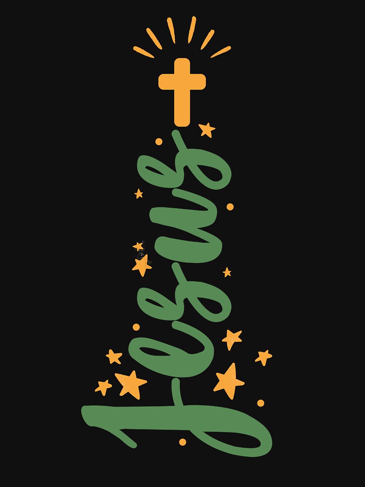 Jesus Christmas Tree Cute Jesus by KartaAntika