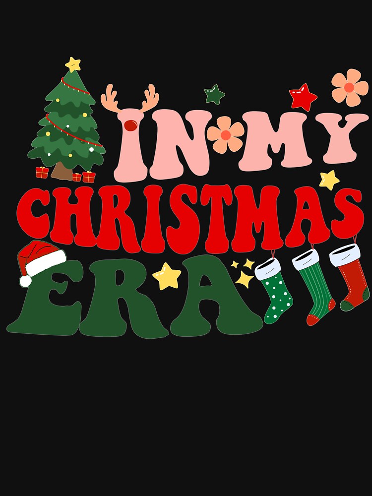 In My Christmas Era | Cute Groovy Christmas Holiday Xmas by Sofia Rose Design ⭐️⭐️⭐️⭐️⭐️
