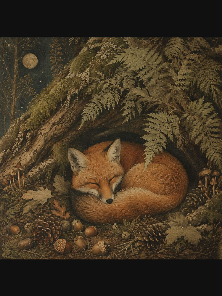 Fern Hollow Rest - Cottage Woodland Fox by bapupa