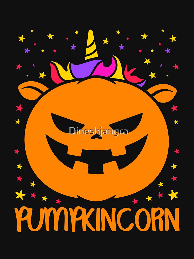 Halloween Pumpkin tshirt by Dineshjangra