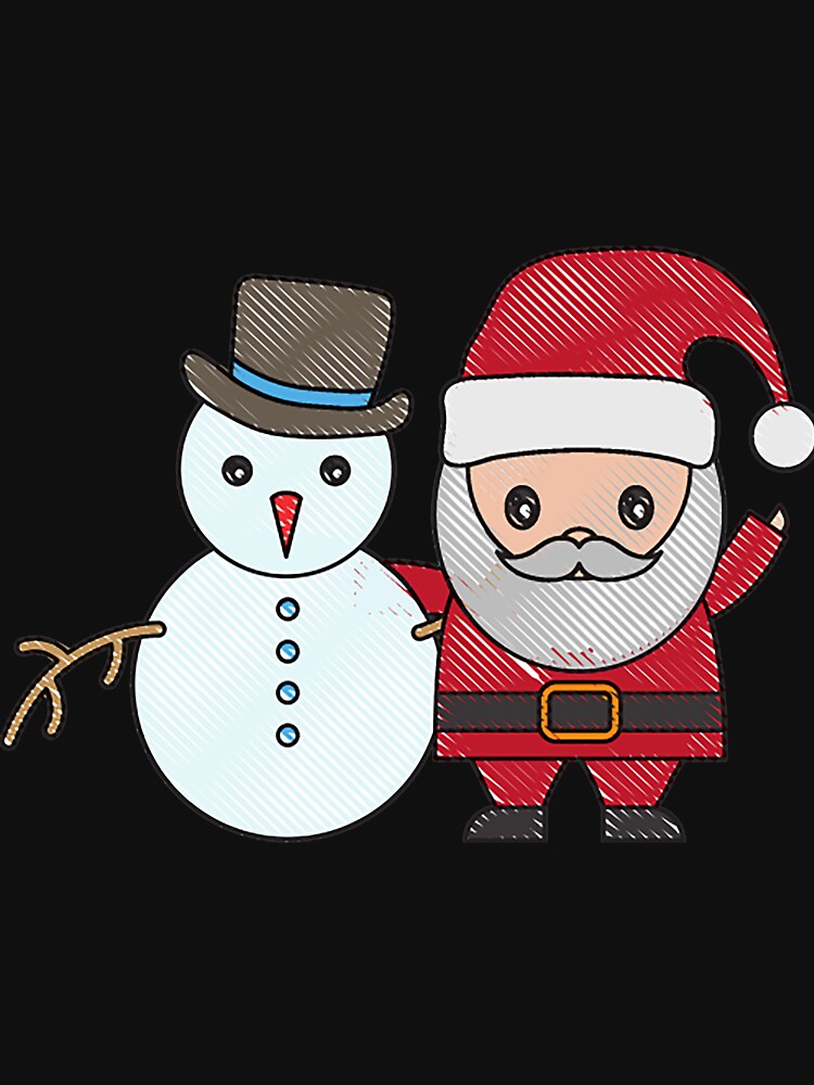snowman and santa, lifelong friends | Gift idea T-Shirt by paxue257