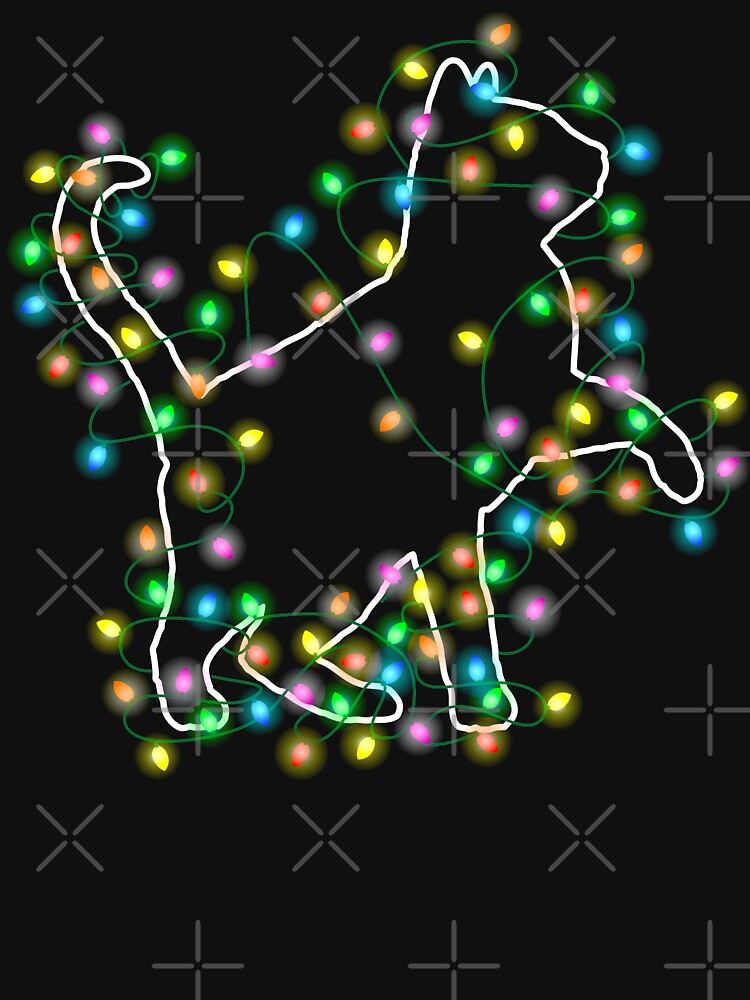 Cat Christmas Lights by Meliafroggy