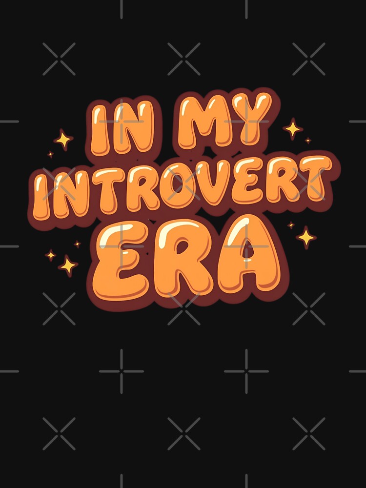 In My Introvert Era Groovy Retro Quote | Trendy Aesthetic Gift by MotivAura