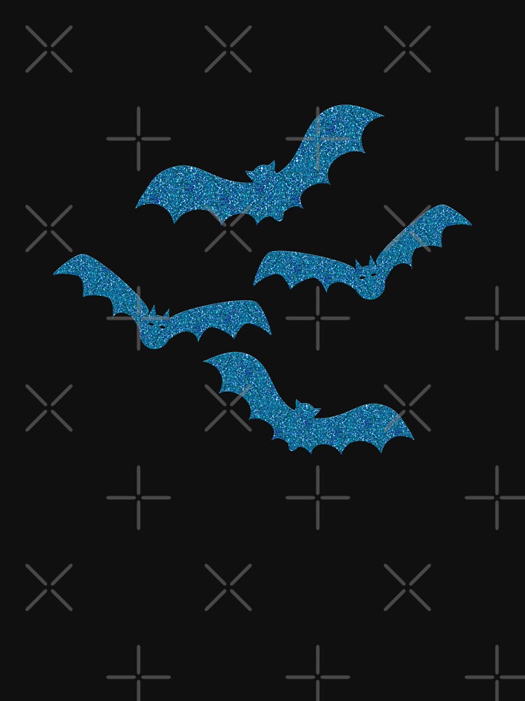 Halloween Glitter Bats Retro by JNgraphictopia