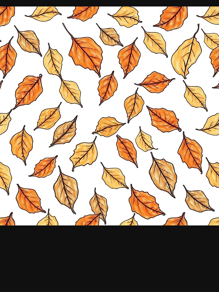 pattern of falling autumn leaves by FestivityFinds