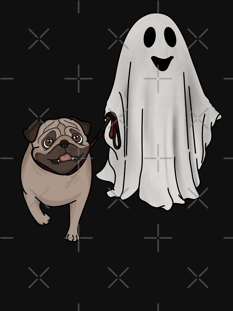Ghost Walking a Pug by rmcbuckeye