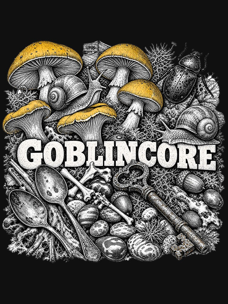 culture Goblincore — Mushrooms Snails Bones Stolen Spoons Forest Aesthetic by Uglyandcute