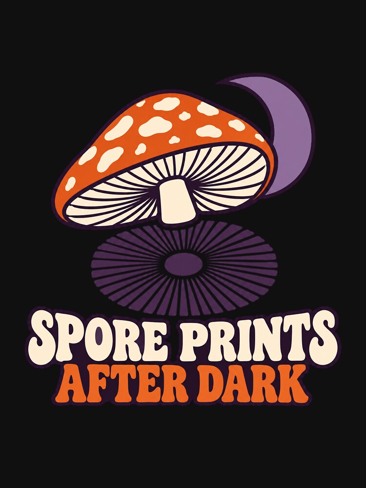 Spore Prints After Dark Halloween Mycology by DreamLayerStudio