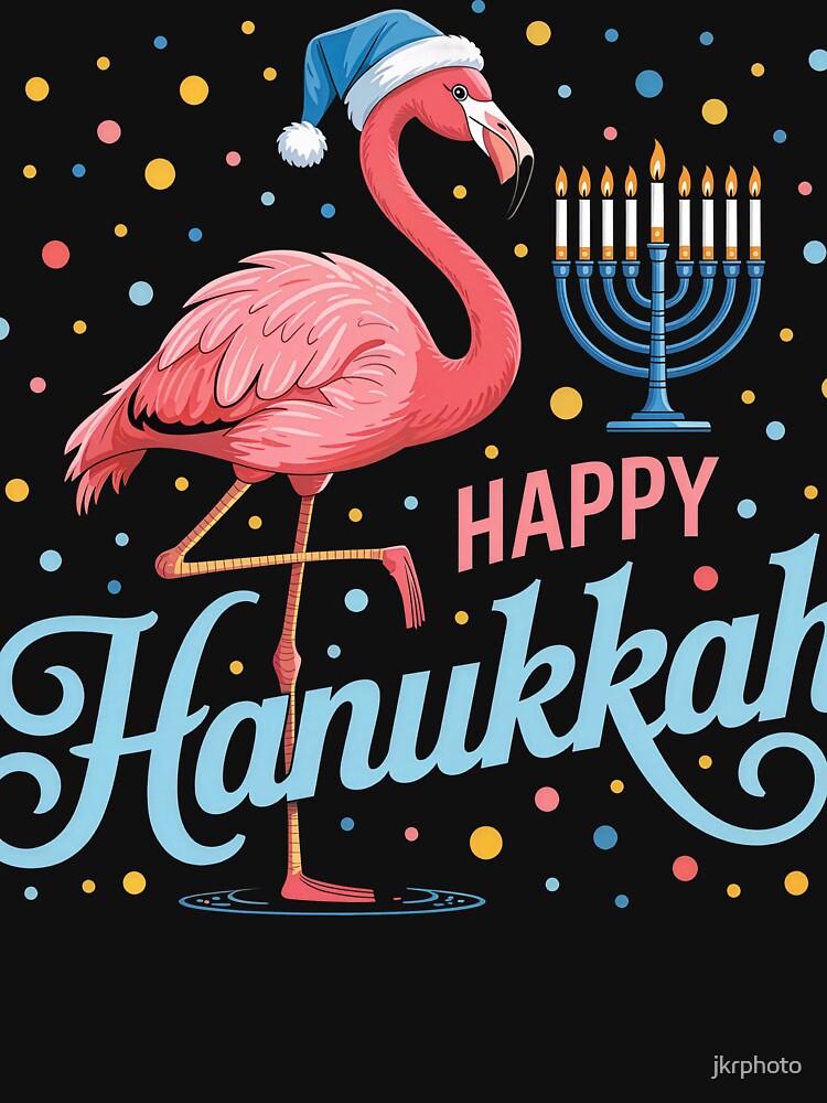 Flamingo Celebrating Hanukkah by jkrphoto