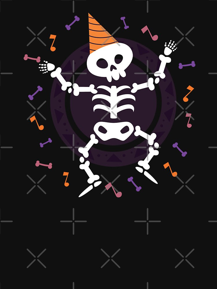 Dancing Skeletons with moon Dance Challenge Halloween Scary Skeleton by NawalMagdy