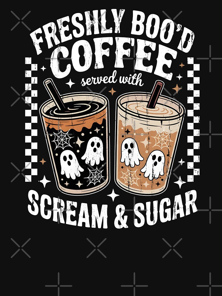 Freshly Boo'd Coffee Served With Scream And Sugar by Artsyclick