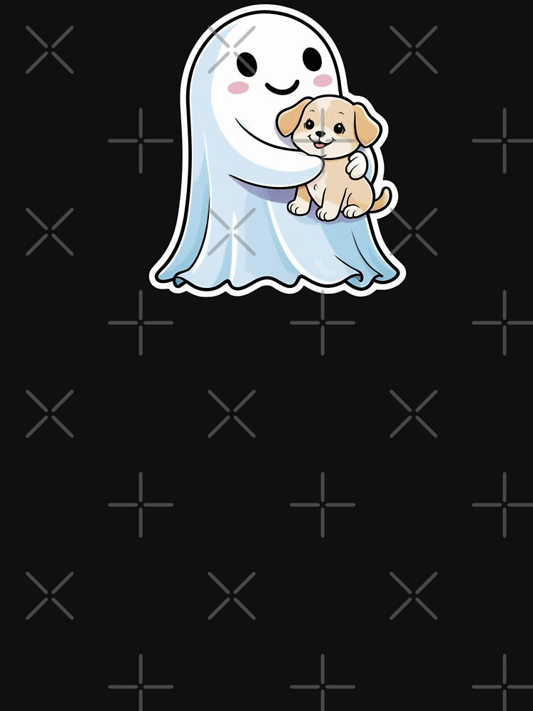 Ghost Hugging Puppy by LewpyG
