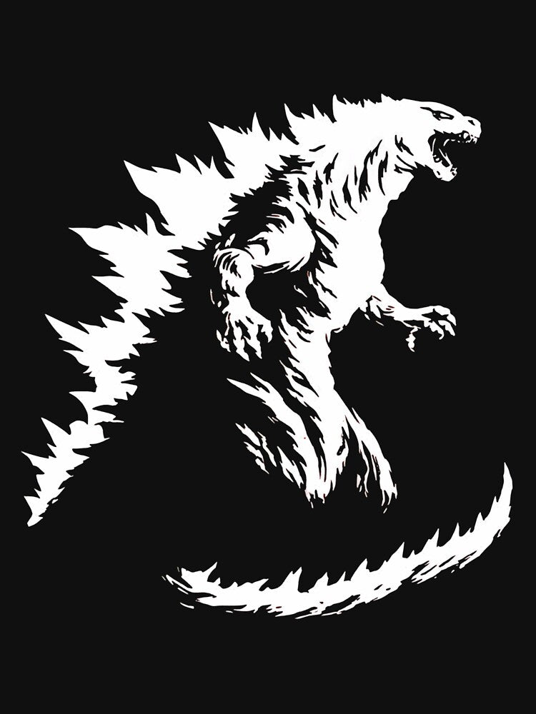 Godzilla Horror Monster Vintage by GrinReaperGoods