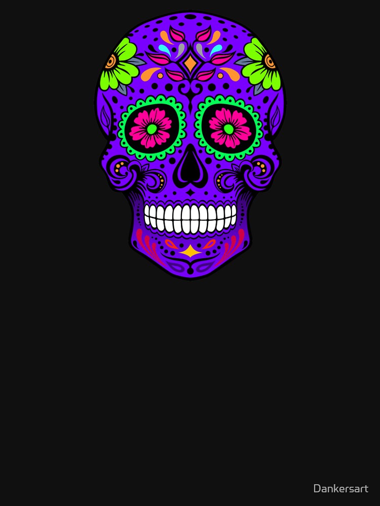 Sugar Skull Purple by Dankersart