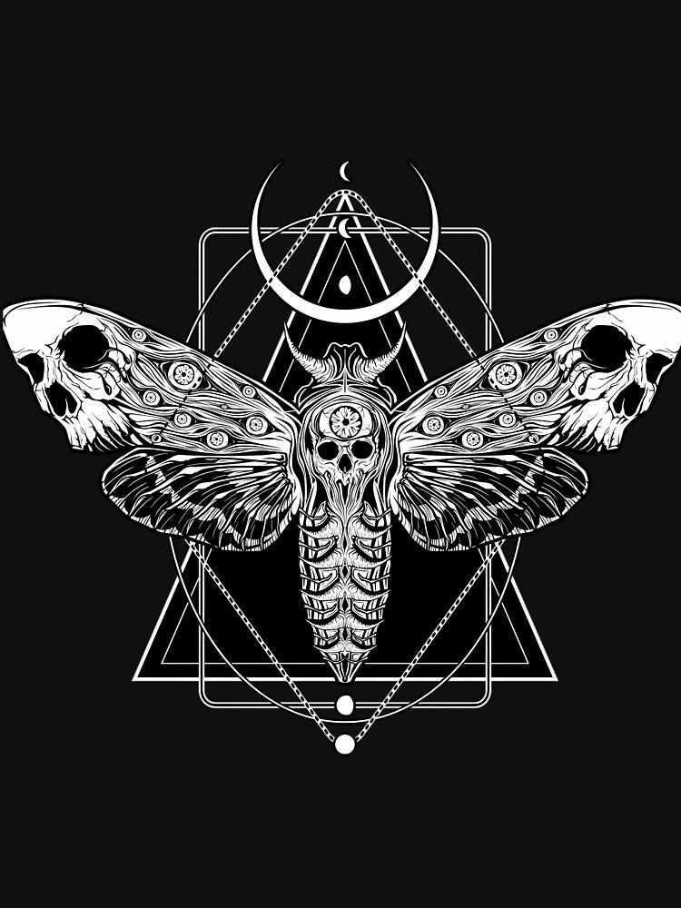 Surreal Death Moth by CoreWilliam