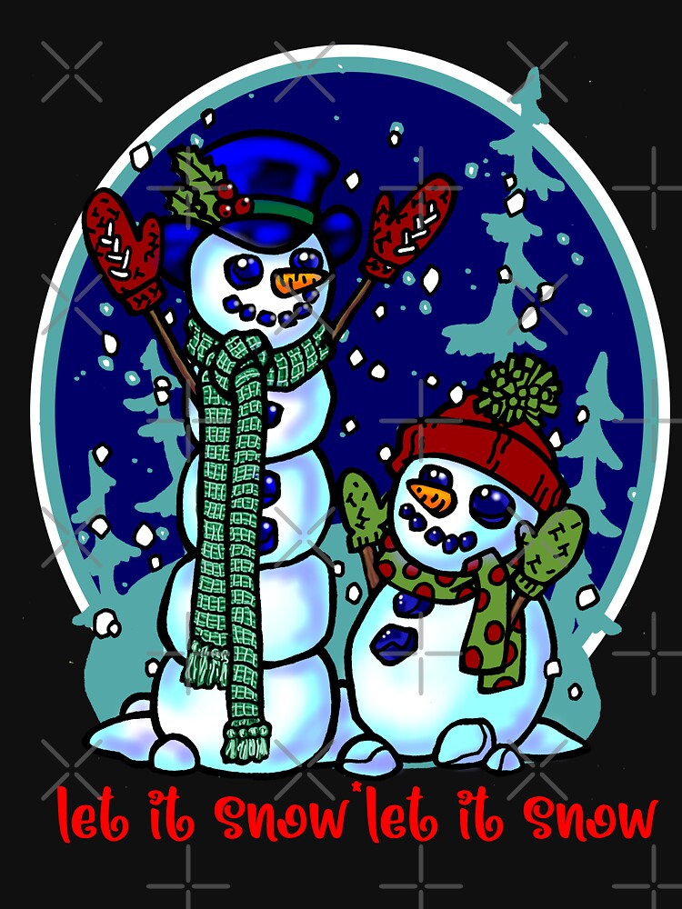 weird snowmen friends  -8 by sandpiperstudio