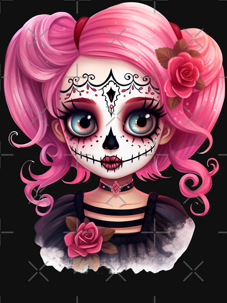 Dia de Los Muertos Girl by StudioRedKoala