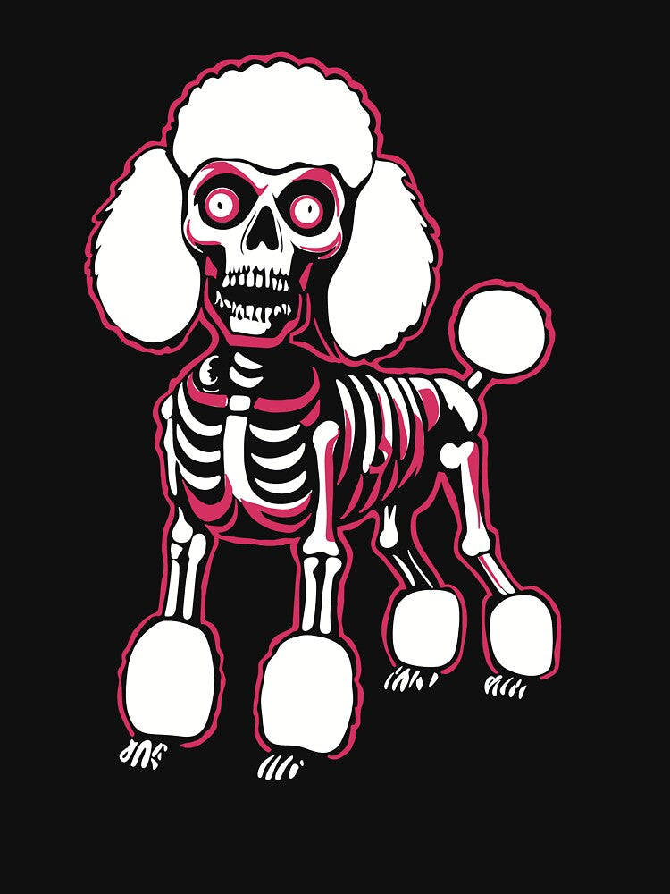Skeleton Poodle by ChunkByChunk