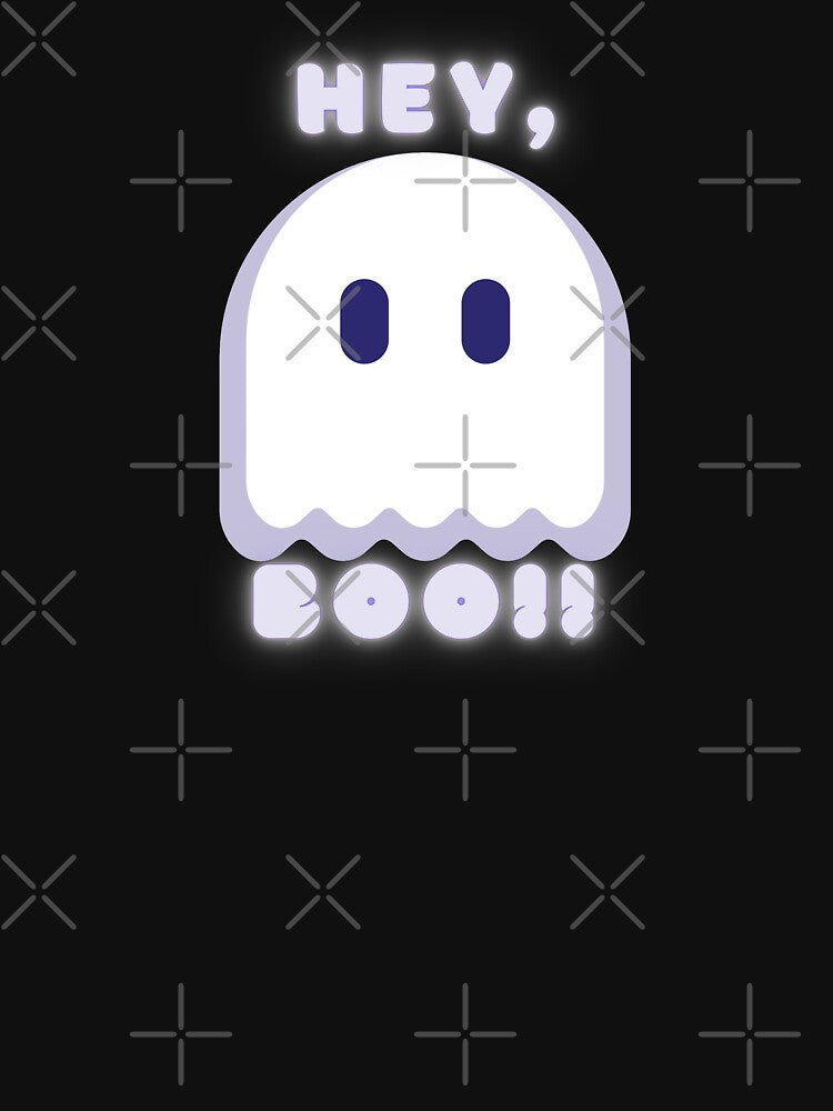 Hey Boo Cute Glowing Ghost by Alladin7