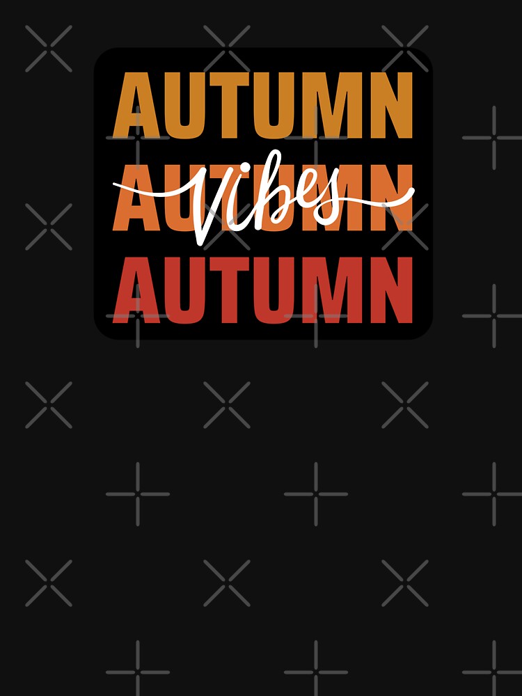 Autumn Vibes Bold Fall Design by pixelprintgems