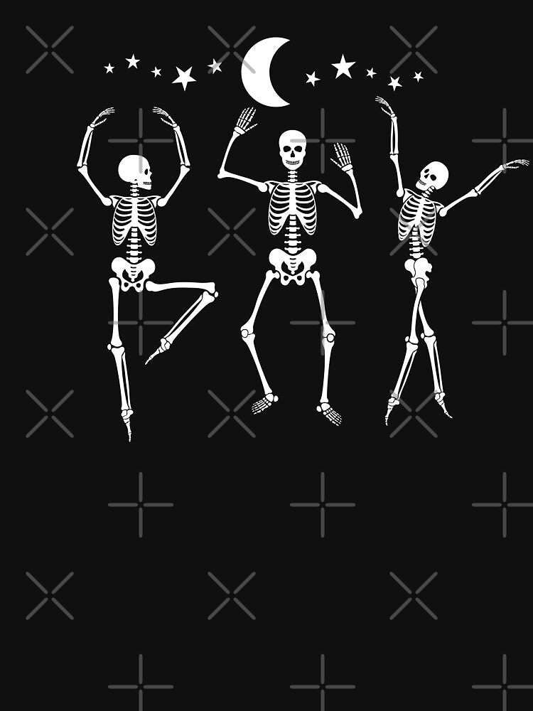 Halloween Party Dancing Skeleton by Artistusha