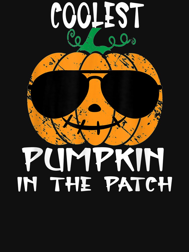 Coolest Pumpkin In The Patch Halloween by georgebuckart