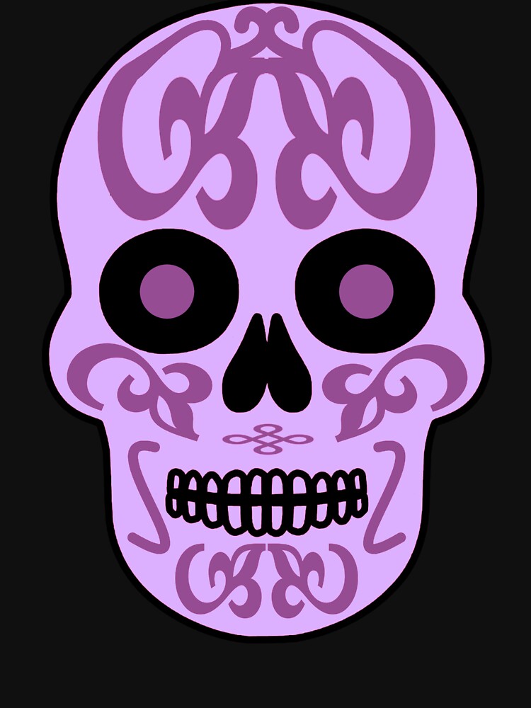 Dia De Los Muertos Sugar Skull Lavender by mrtraz