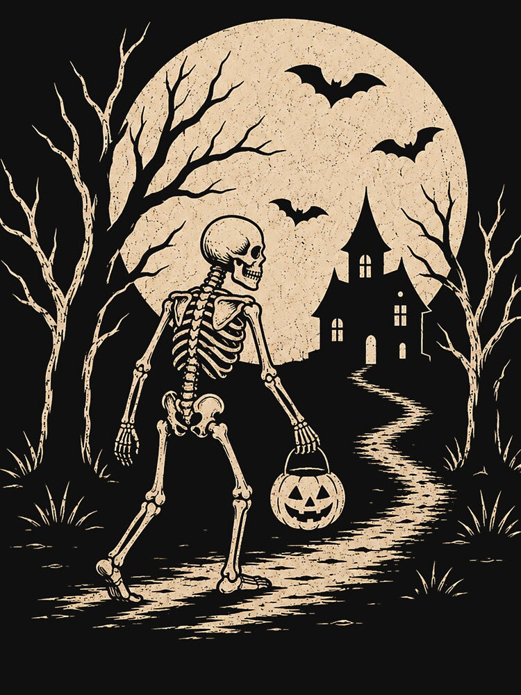 halloween skeleton by Kladhadredo