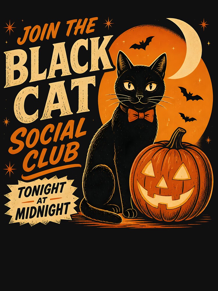 Join The Black Cat Social Club Halloween by LiviuGligoros