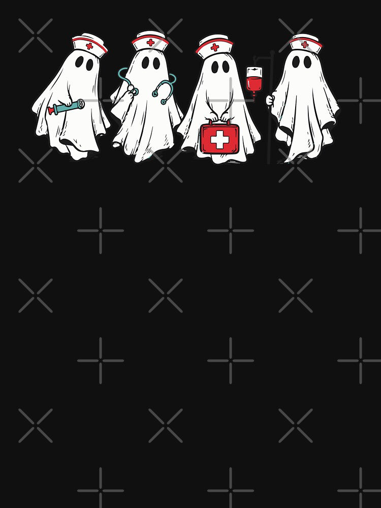 NURSE HALLOWEEN ghosts by YNELENT