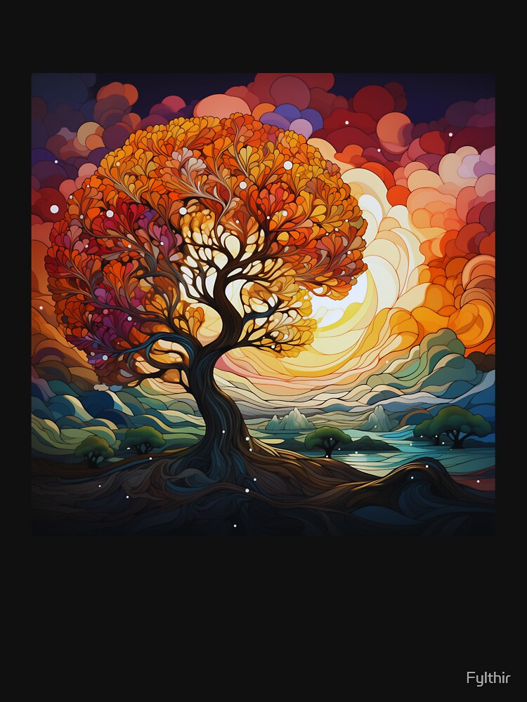 Autumn tree by Fylthir