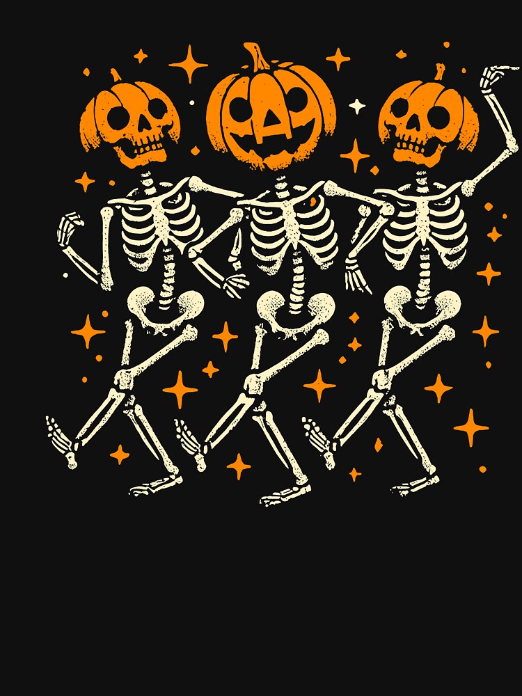Pumpkin Skeleton Halloween by CassieReilley