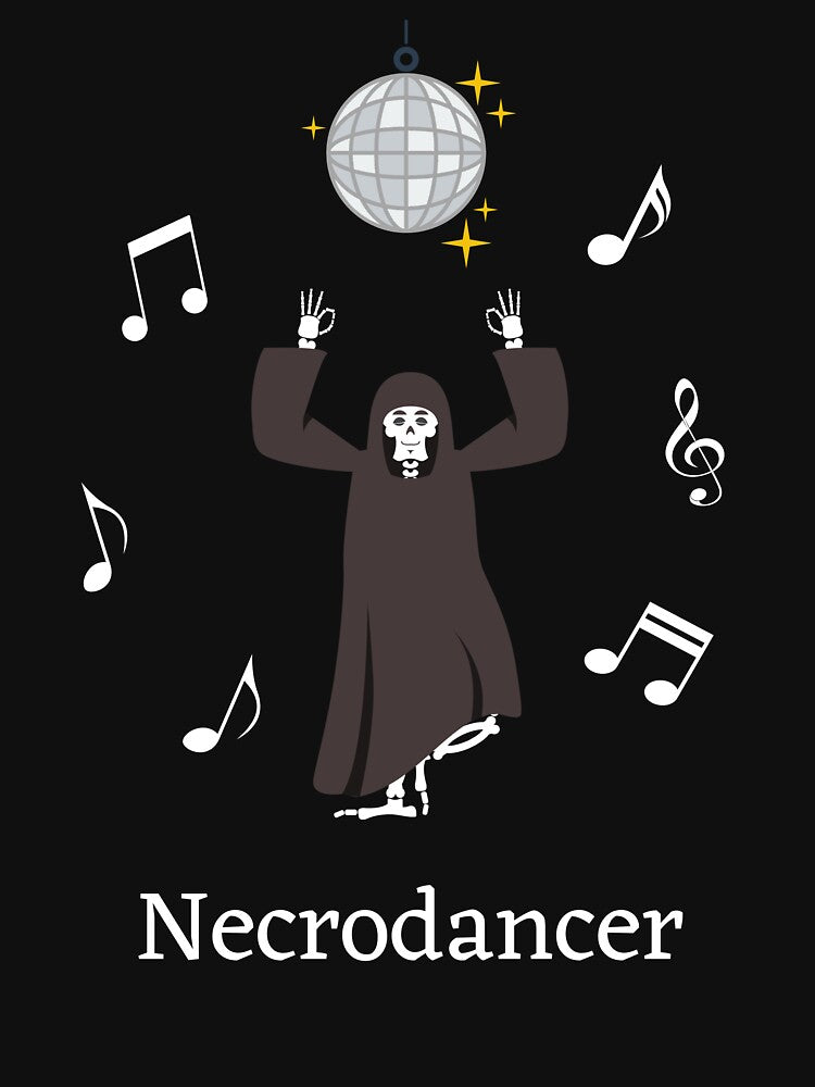 Necrodancer necromancer pun by ray-designs-