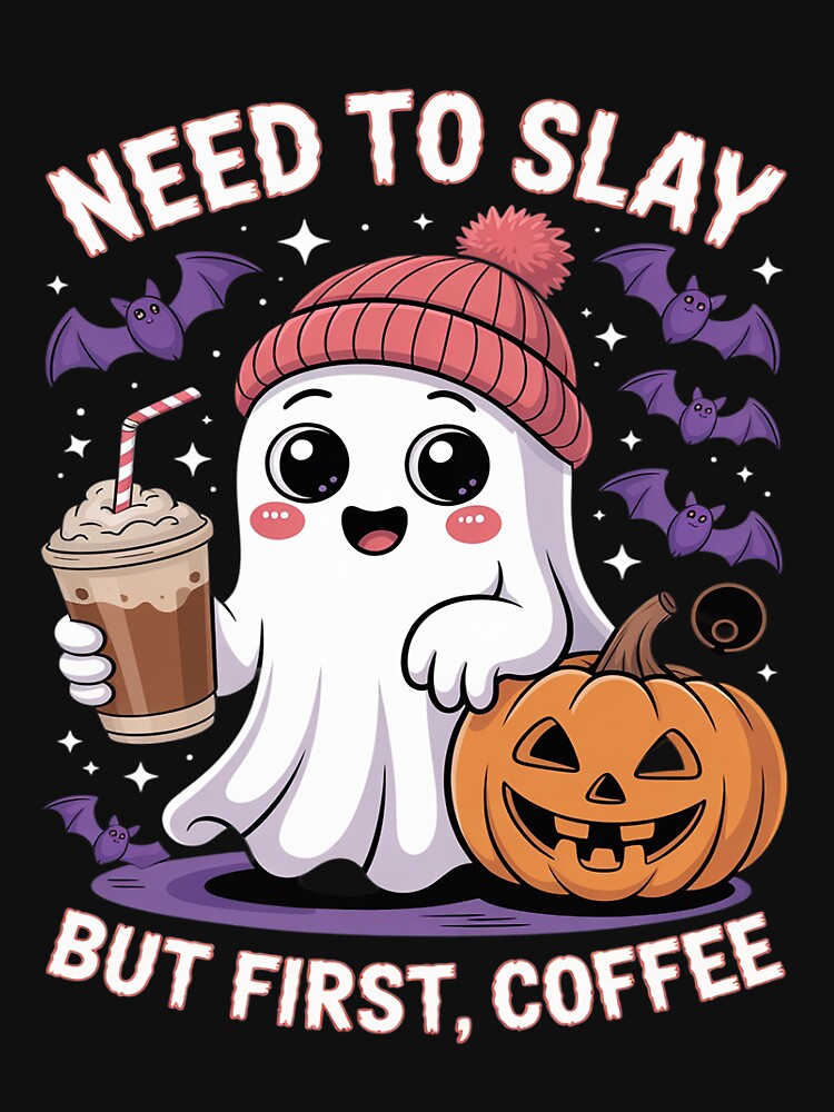 Skeleton Need To Slay But First Coffee by TAYLOROUSDALE
