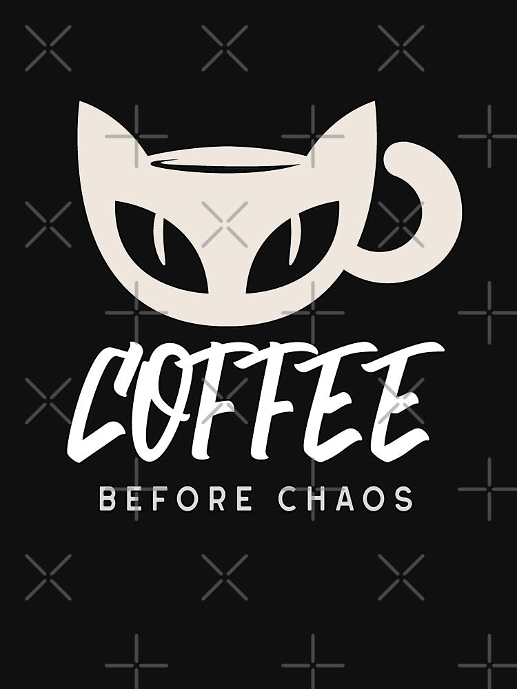 Coffee Before Chaos Cat by Coder-T