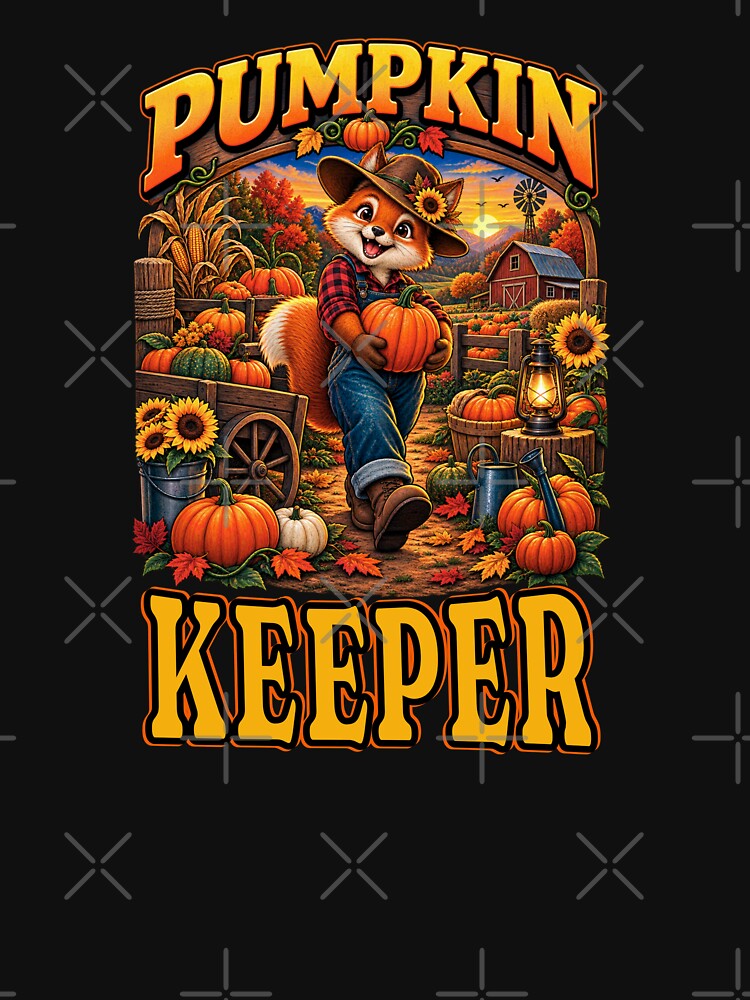 Pumpkin Keeper Fox  Autumn by midnightstaticc
