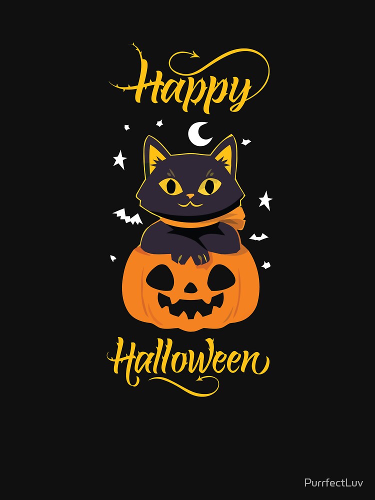 Happy Halloween Wishes from the Cat by PurrfectLuv
