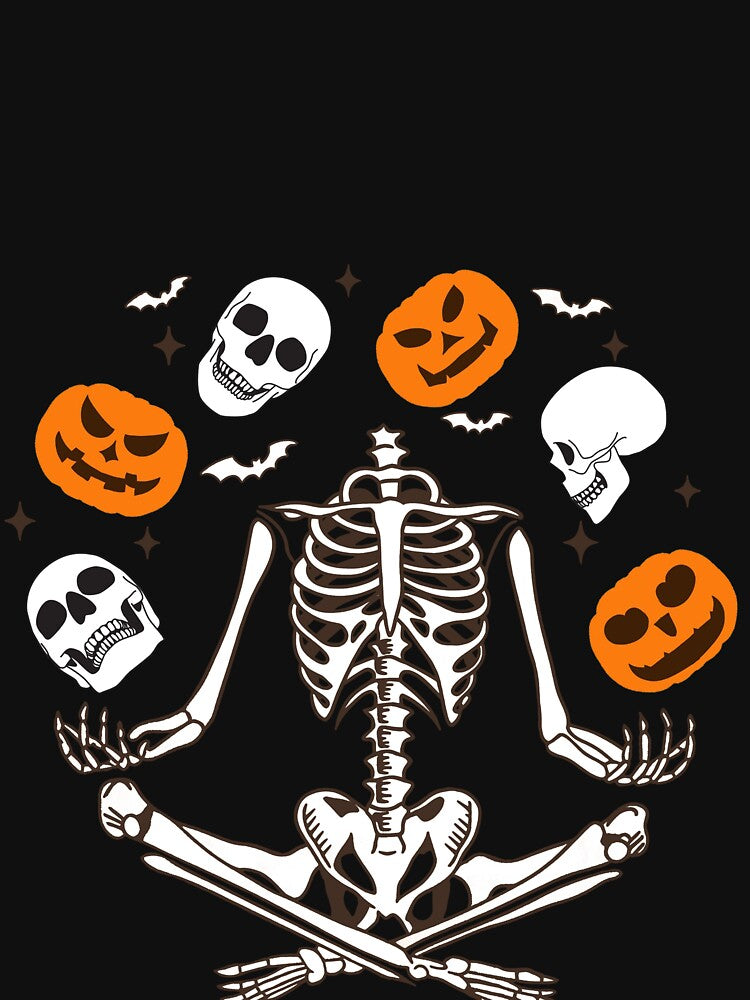 Funny Skeleton Halloween by CriseldaBruning